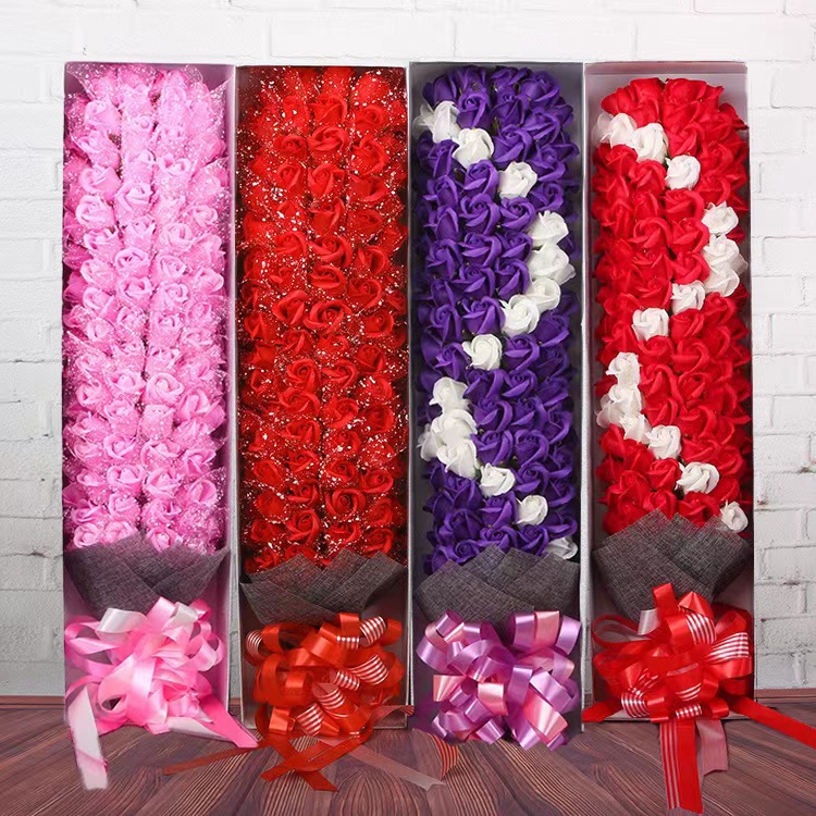 Paadyy 18 /33 pcs Roses valentine's day present for girlfriend