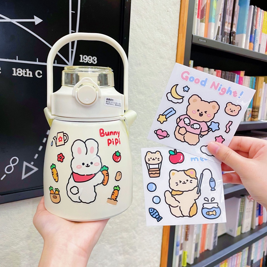 Simplus Sticker Cute Stickers Korean Design Waterproof Sticker Cute ...