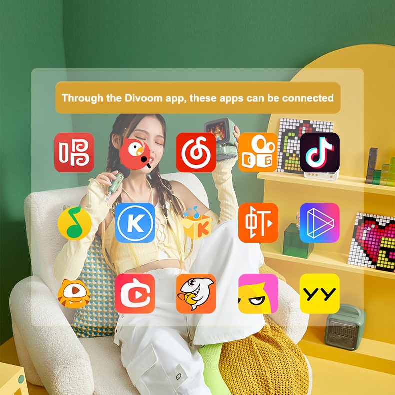 Divoom Ditoo Mic 2022 New Arrival Multifunctional Ditoo-plus Pixoo ...