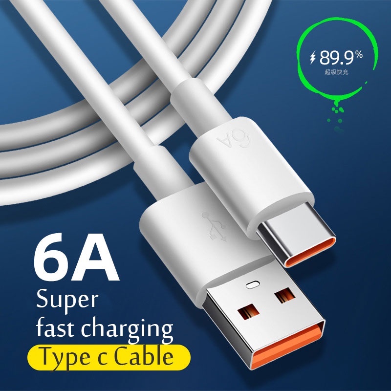 3m 6A 66W USB Type C super fast cable for super fast charging cable ...