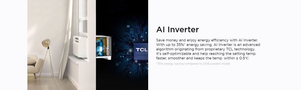 TCL Window Type Inverter TAC-09CWI/UJE 1.0 HP | Shopee Philippines