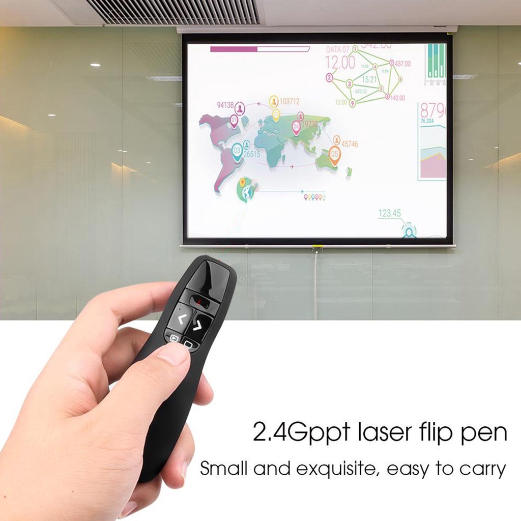 2.4GHz Wireless USB Powerpoint Presentation PPT Flip Pen Pointer ...