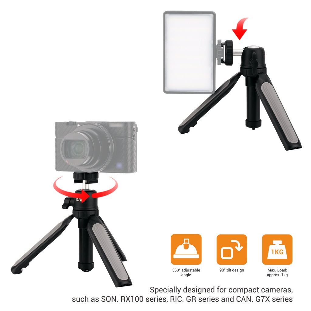 Impugnatura Per Smartphone KIWIFOTOS Con Telecomando Wireless - Compatibile Con IPhone, Samsung, Huawei