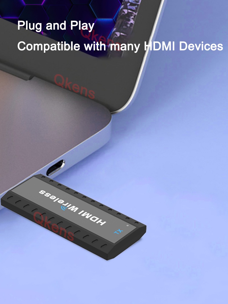 50M Wireless HDMI Transceiver 1080p Video Transmitter Receiver HDMI ...