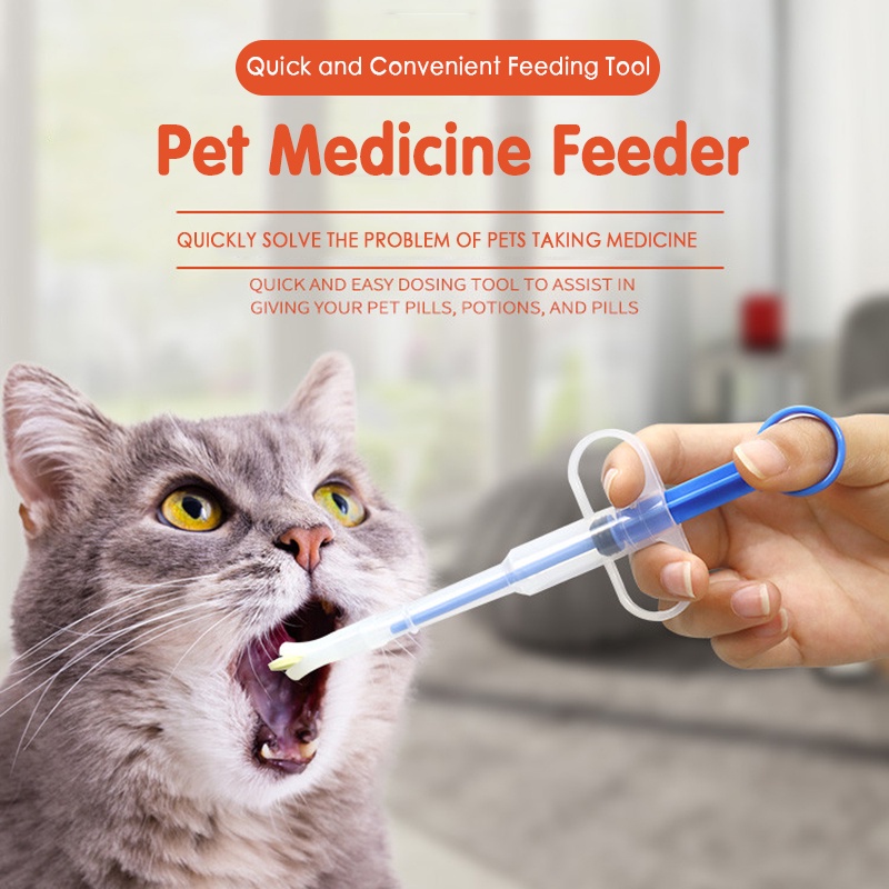 Pet Medicine Syringes Tablet Pill Gun Piller Push Dispenser Medicine Water  Milk Syringes Pet Medicine Water Feeding Kit