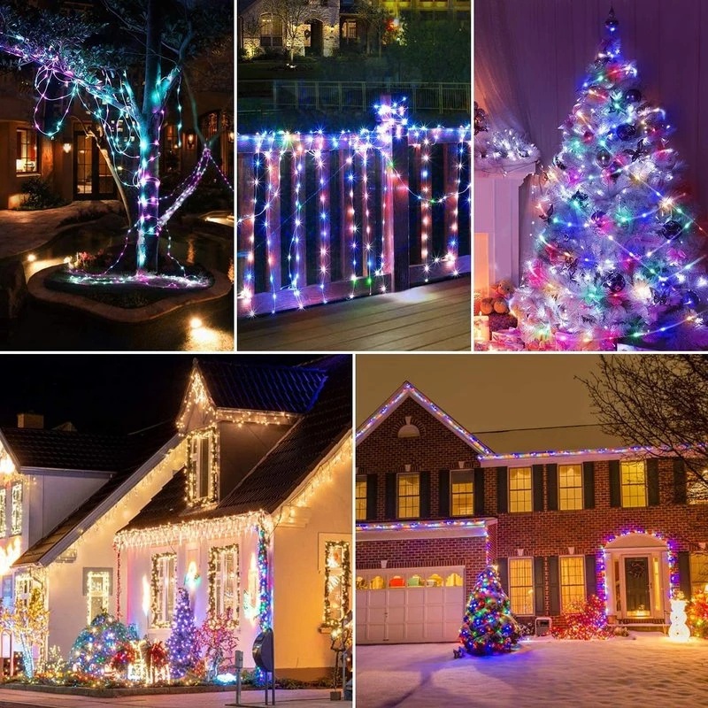 New 10/22/32m Led String Tube Light 8 Modes Lampu Fairy Lights ...