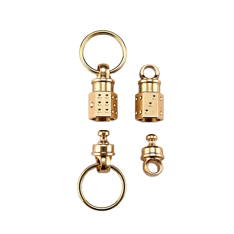 CNEDC Brass Rotary Universal Joint Keychain Quick Removal of Car Key ...