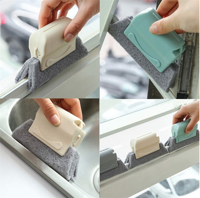 FEELING Creative Window Groove Cleaning Cloth,Window Cleaning Brush ...