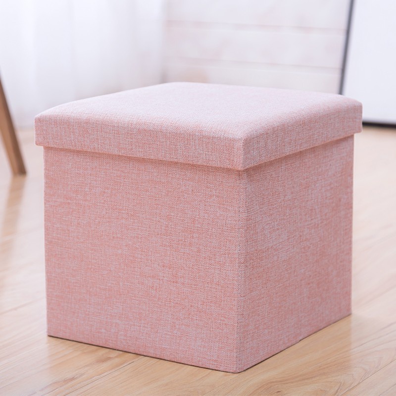 Footrest Foldable Storage Box/Storage Stool 30*30*30cm Foot Seat ...