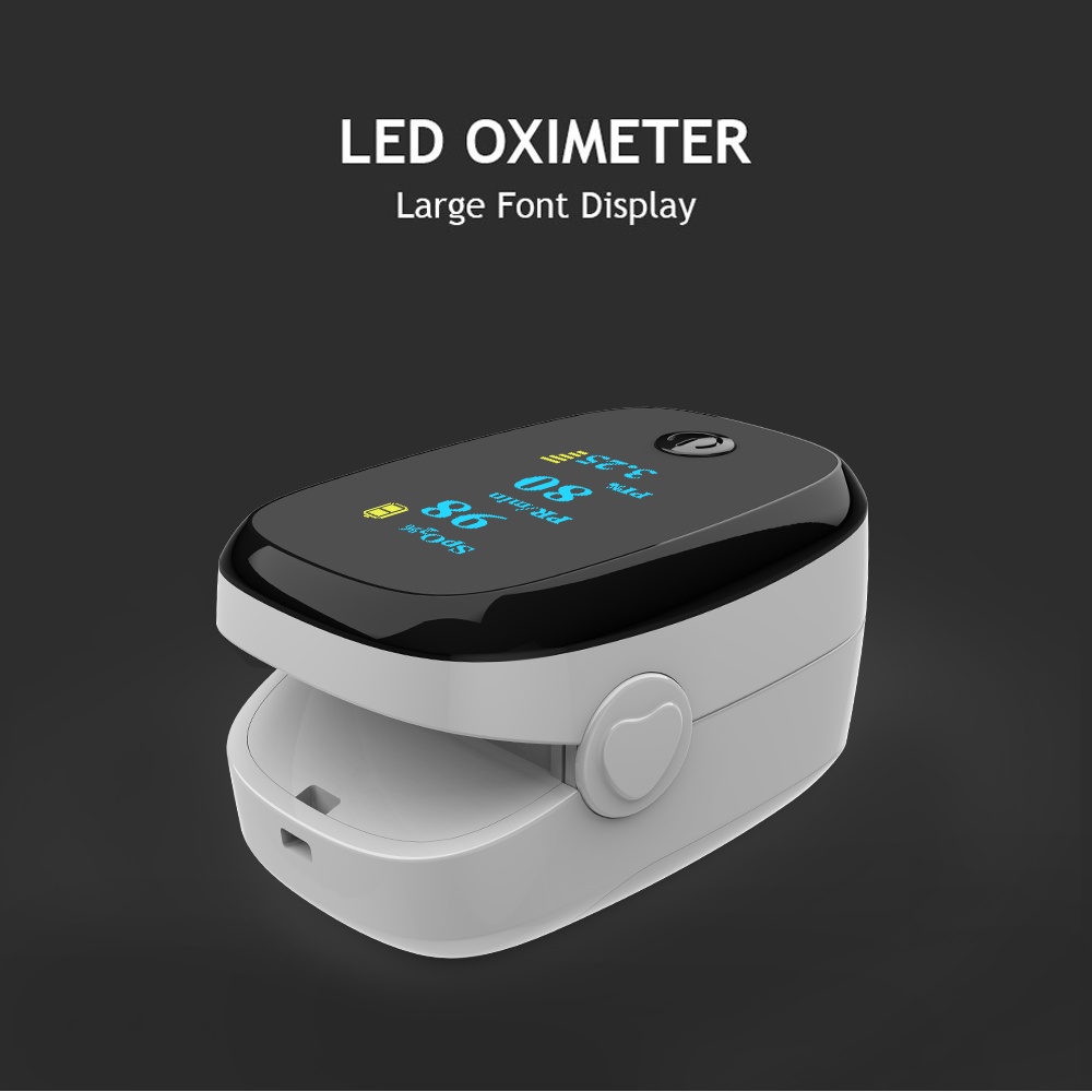 YOUWEMED Finger Pulse Oximeter Rechargeable Oxygen Monitoring Machine ...