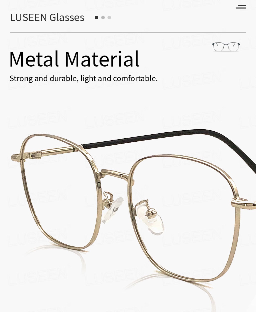 LUSEEN Anti Radiation Eyeglass For Woman And Men Photochromic ...