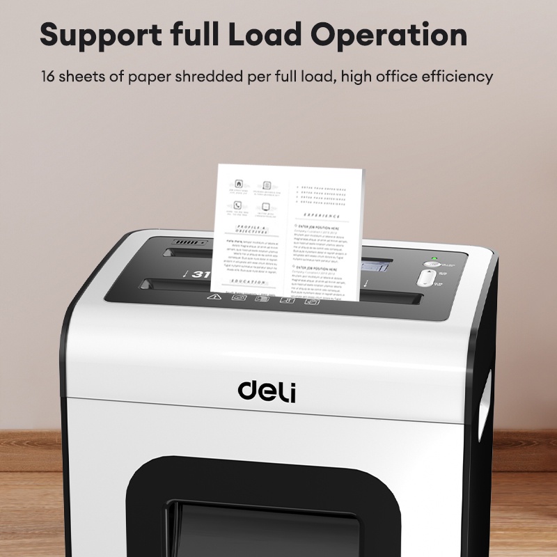 Deli Paper Shredder A4 Paper Shredder Machine Automatic Heavy Duty ...