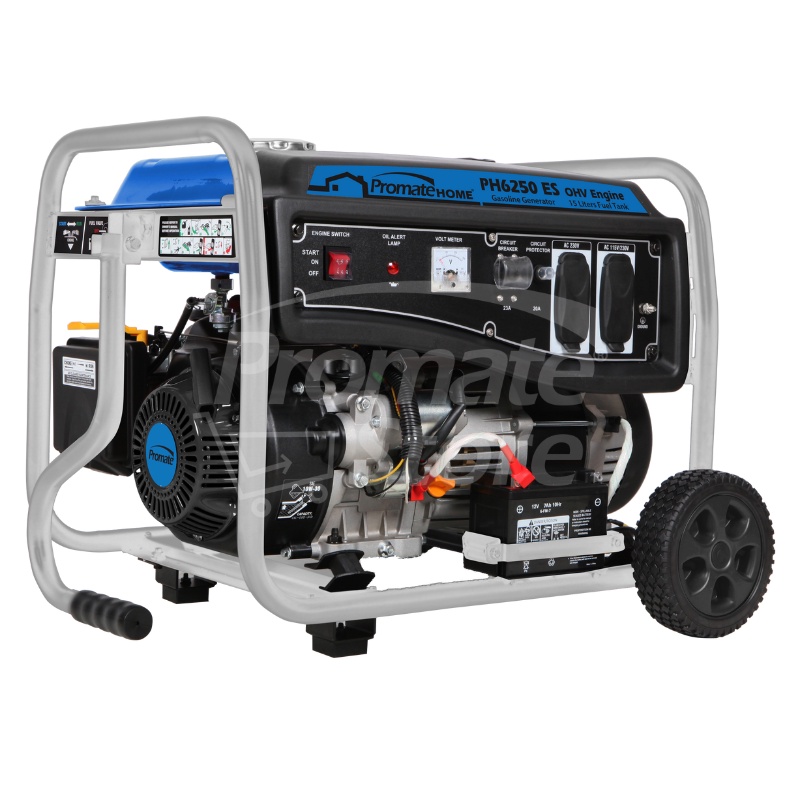 Promate PH6250ES Gasoline Generator 6kVa | 5000W/6250W | 10HP OHV ...
