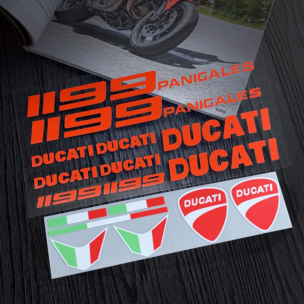 DUCATI Motorcycle Stickers Letters Personality Online Window Ducati Car ...