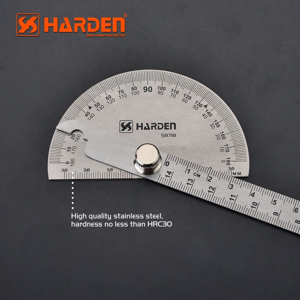 Harden 580718 90 X 150mm Bevel Protractor Stainless Steel (Classic ...