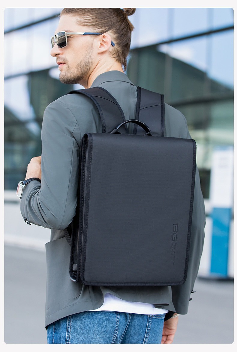 BANGE 7252 Waterproof Backpack (29.5x8x39.5cm) 13L - Fits 14