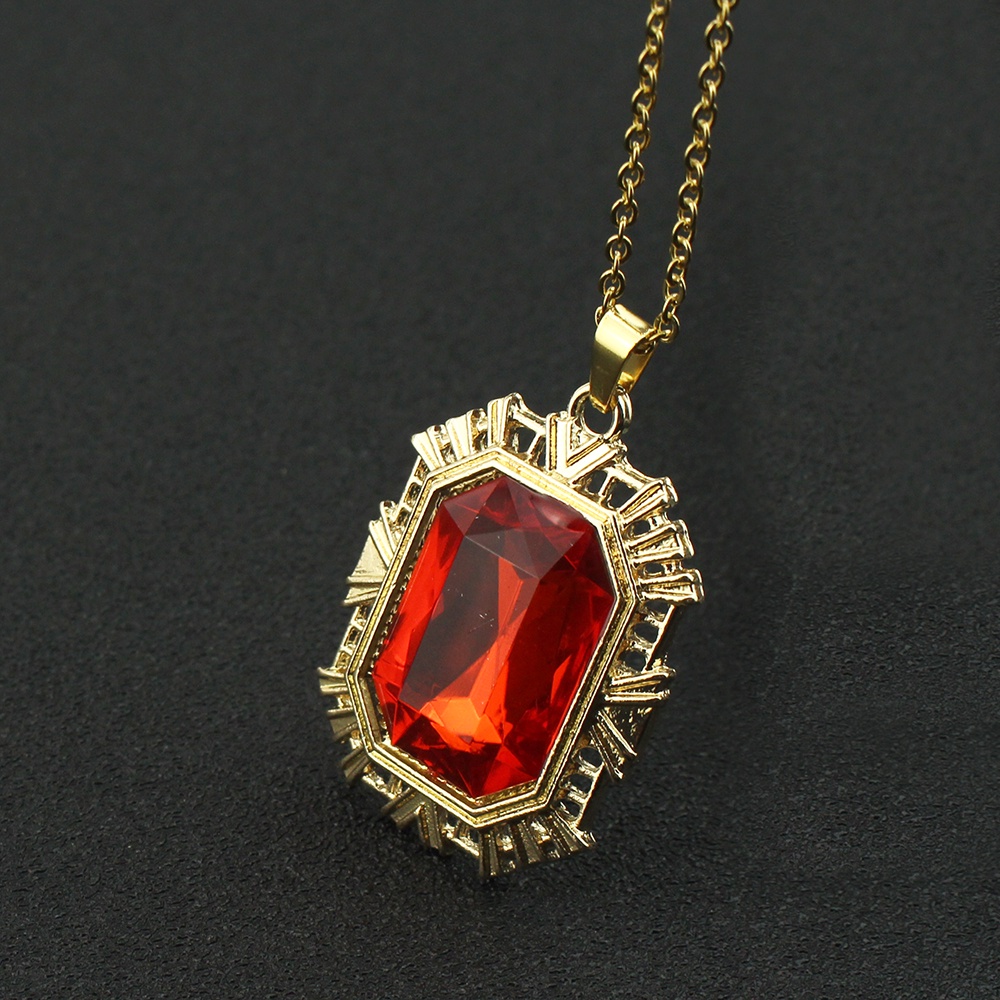 The Sandman Morpheus Red Ruby Pendant Neckalce Cosplay King of Dreams ...