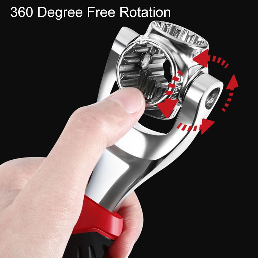 Universal Wrench 52 In 1 Socket Wrench Spline Bolts 360 Degree Rotating ...