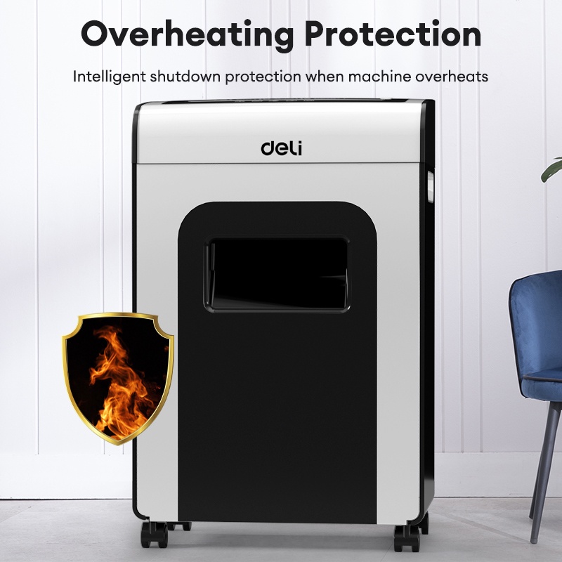 Deli Paper Shredder A4 Paper Shredder Machine Automatic Heavy Duty ...
