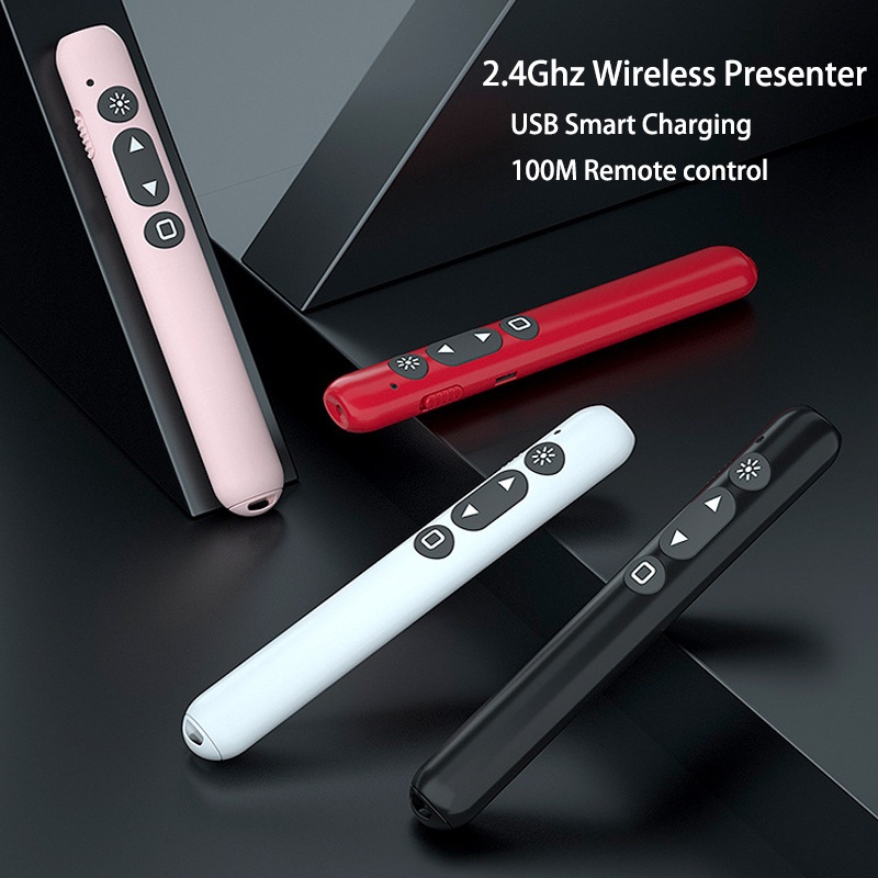 2.4Ghz PPT Wireless Presenter Remote Control USB PC Laptop Projector ...
