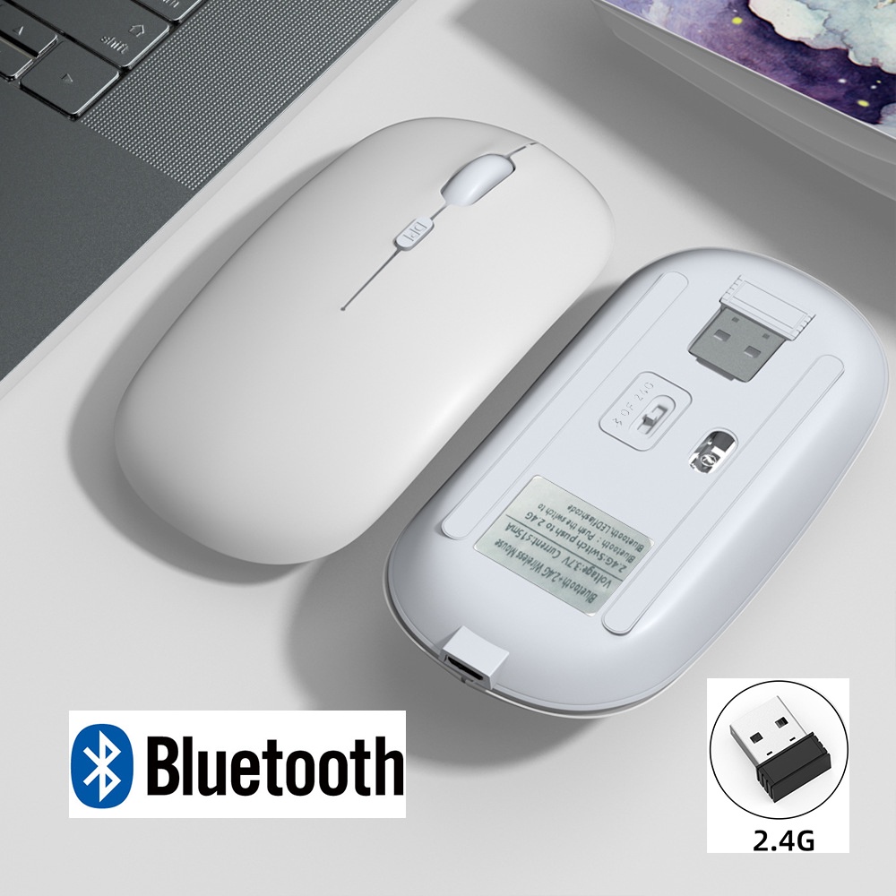Dual Mode Bluetooth 2.4G Wireless Mouse One-Click Desktop Function ...
