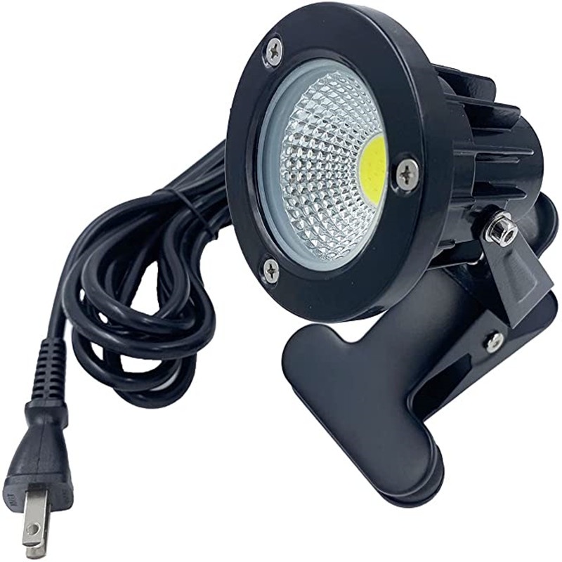 Outdoor 1pc 10W COB LED Clip on Light, IP65 Waterproof Adjustable Desk ...