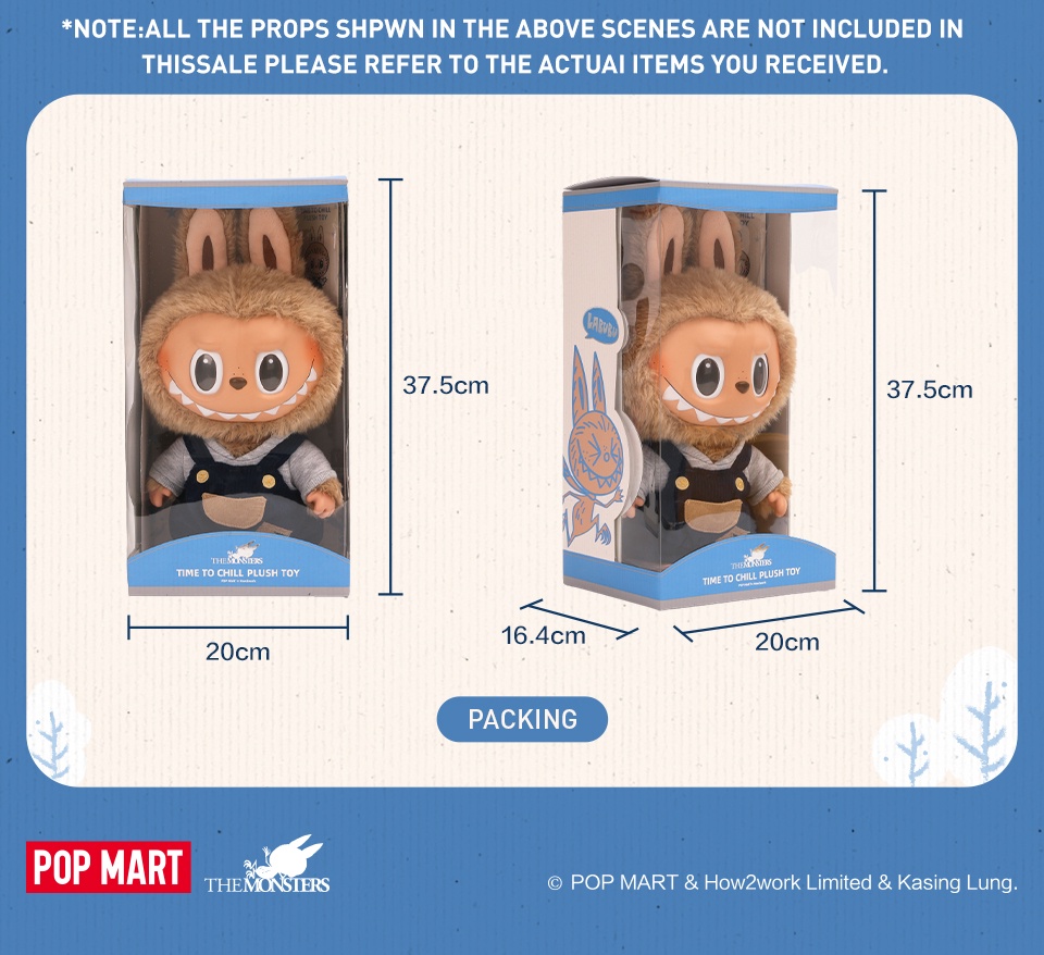 POPMART】LABUBU TIME TO CHILL Plush