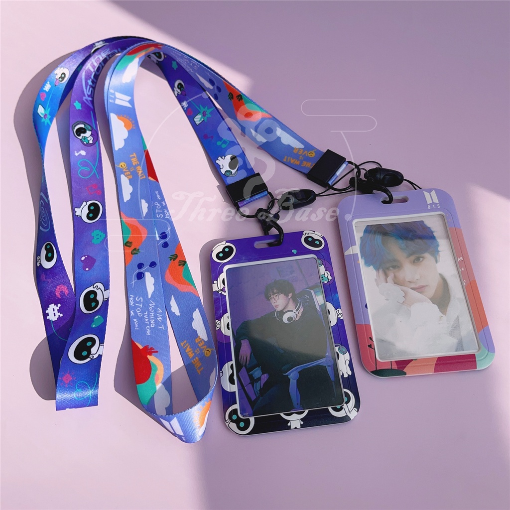 Card Holder KPOP BT PTD YTC The Astronaut ID Cards Holders Case Jin ...
