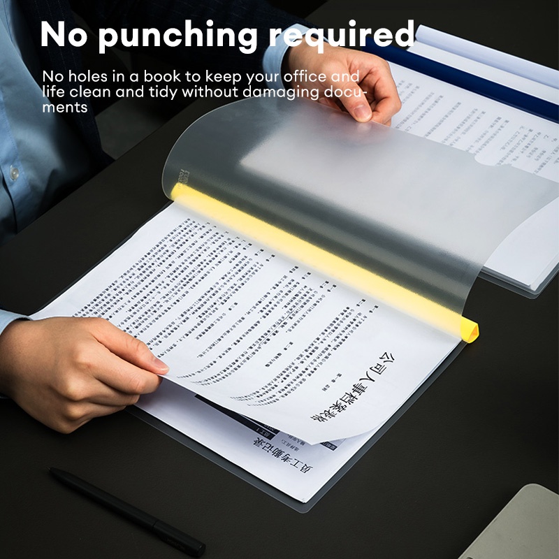 Deli A4 Sliding Folder Report File Storage Paper Folder School ...