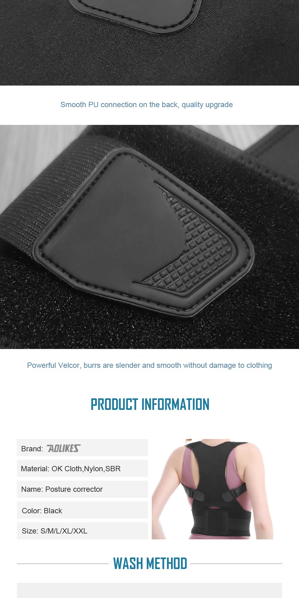Adjustable Spine Posture Corrector Humpback Orthosis Straight Back ...