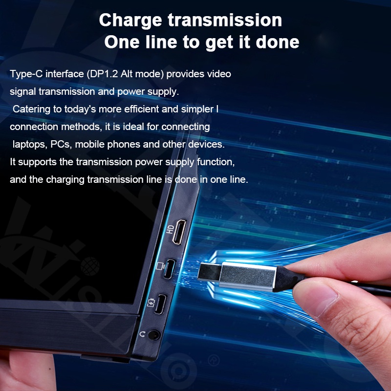 [Local Develiry ] Wistino 13.3 inch no touch Game Screen Thin Type c ...