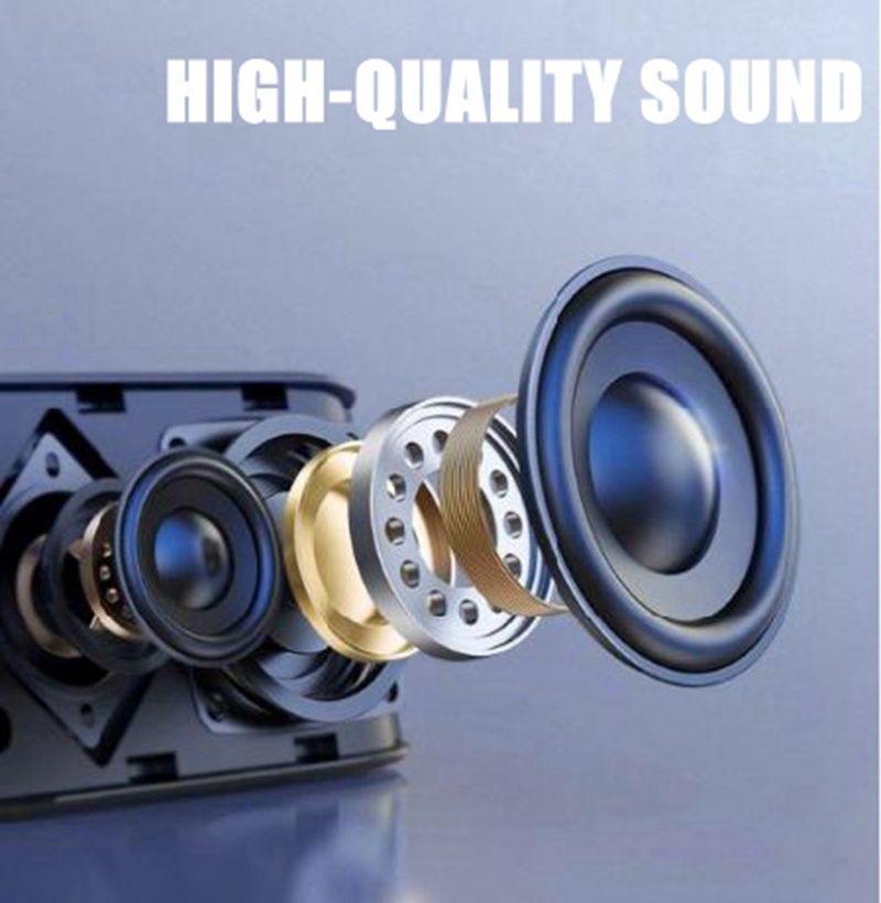 NBY217 RGB Subwoofer Soundbar Wireless Bluetooth Desktop Speaker With ...