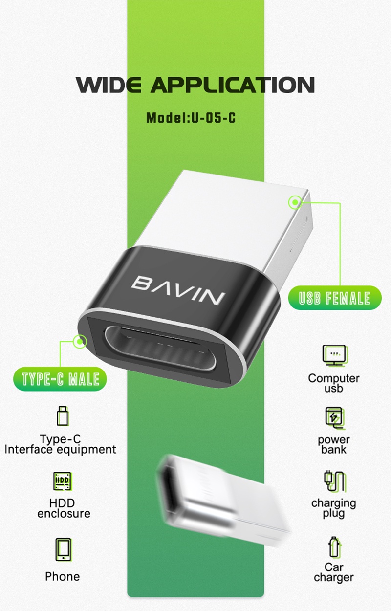 BAVIN O5 Mini Portable OTG Adapter Charging & Data Sync Transmission ...