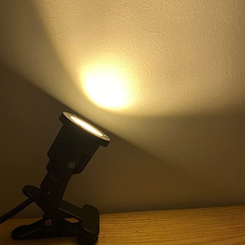 Outdoor 1pc 10W COB LED Clip on Light, IP65 Waterproof Adjustable Desk ...