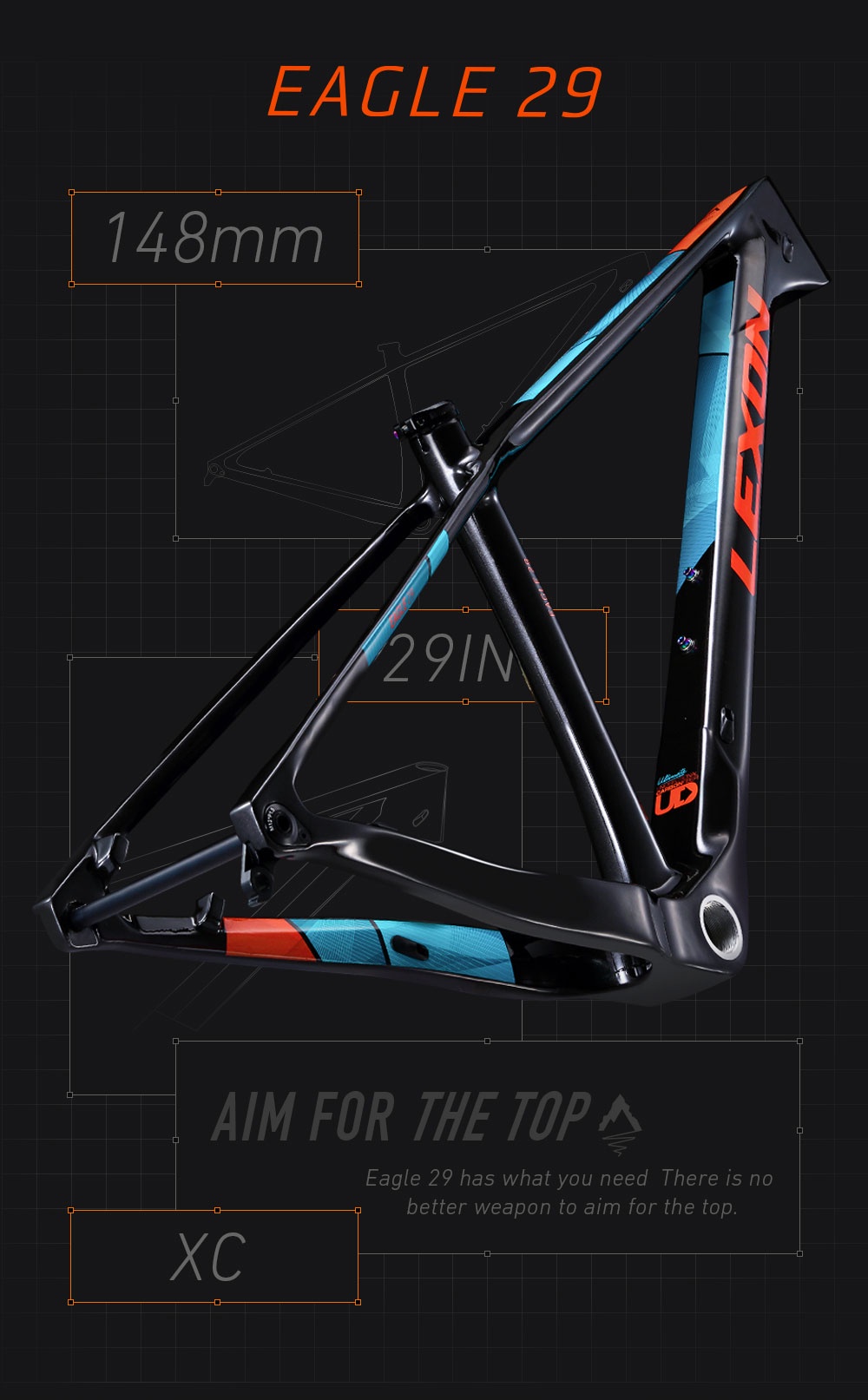 Mountain peak eagle frame hotsell