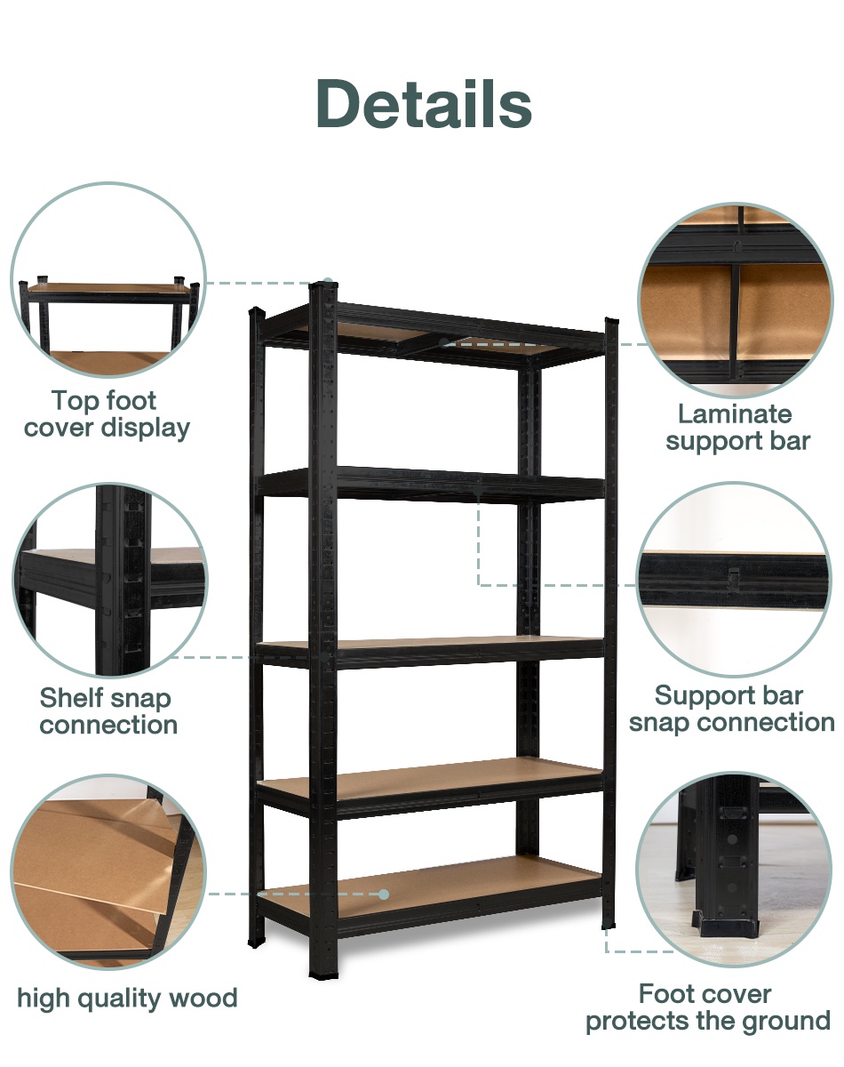 Boltless Steel Rack 6Layer Heavy Duty Metal Rack Organizer Steel Shelf ...