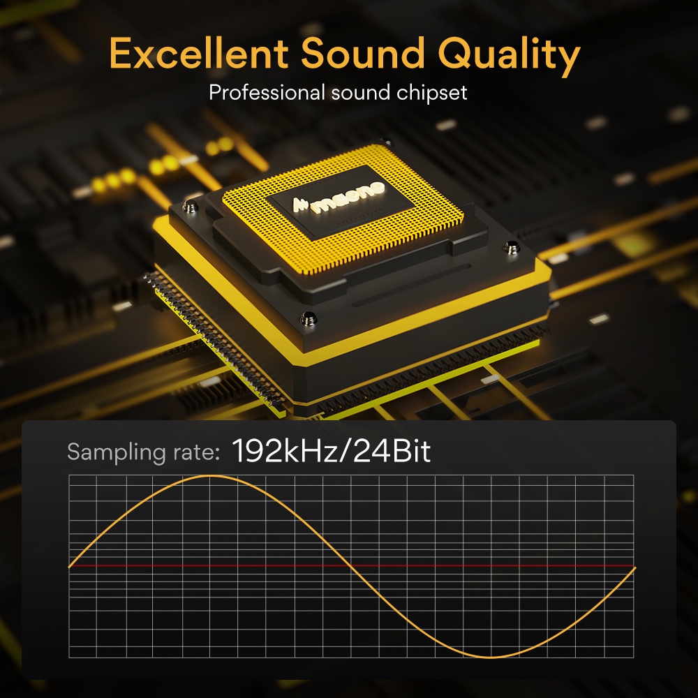 Maono PD100U USB Microphone Dynamic Mic Podcast Computer With Mic Gain