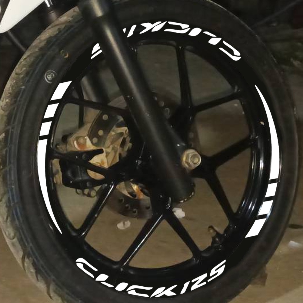 Reflectorized Stickers for Honda CLICK 125i 150i for 2 Wheels Front and ...