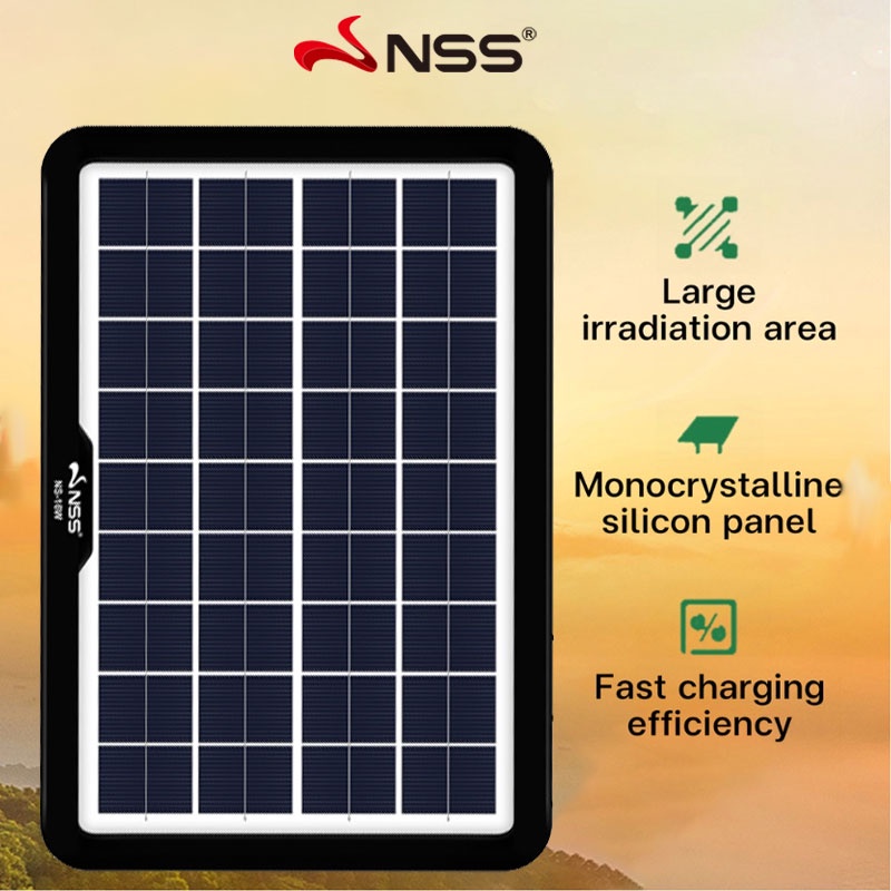 NSS 16W Solar Panel multi-function Solar Charger USB Cable Solar Panel ...