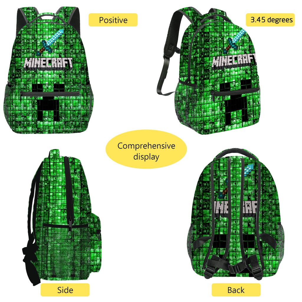 Rob Lox Bag Pack For Kids Boys Girls Roblox Robux Anime Cartoon School ...