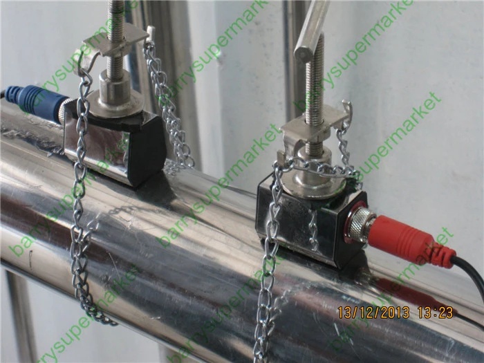 Ultrasonic flowmeter water digital flow meter sensor counter indicator ...