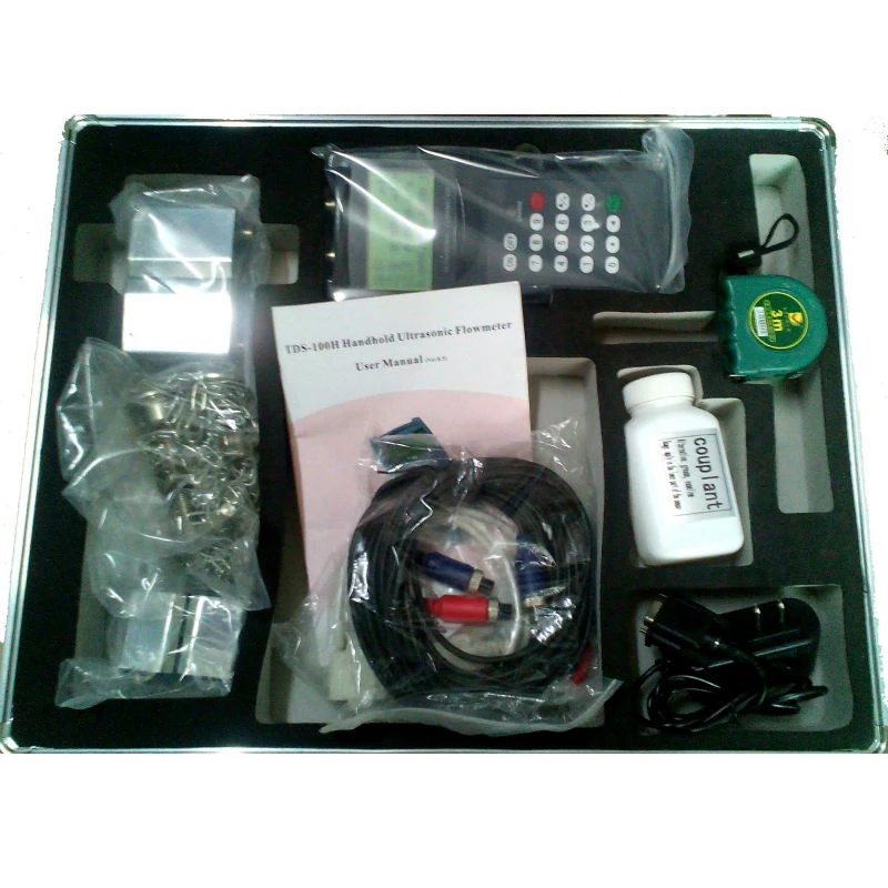 Ultrasonic flowmeter water digital flow meter sensor counter indicator ...