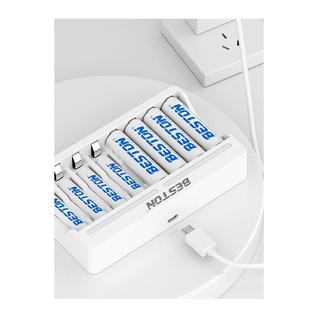 Beston SET C9010 Charger + AA AAA Nimh Battery 1200mah 1300mah 3000mah ...