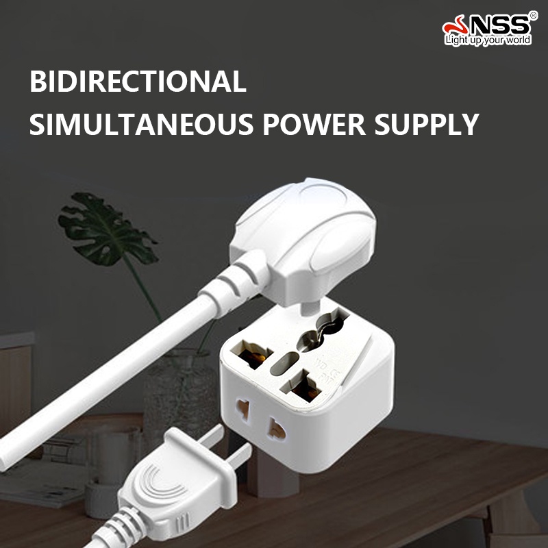 NSS UNIVERSAL ADAPTER WITH ROUND PIN POWER ADAPTER Plug Electrical ...