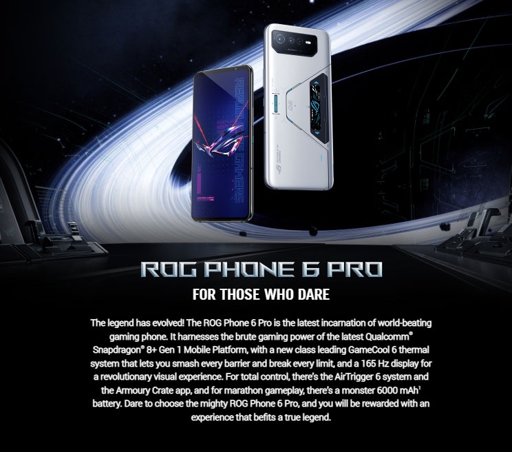 snapdragon asus rog 18gb ram phone