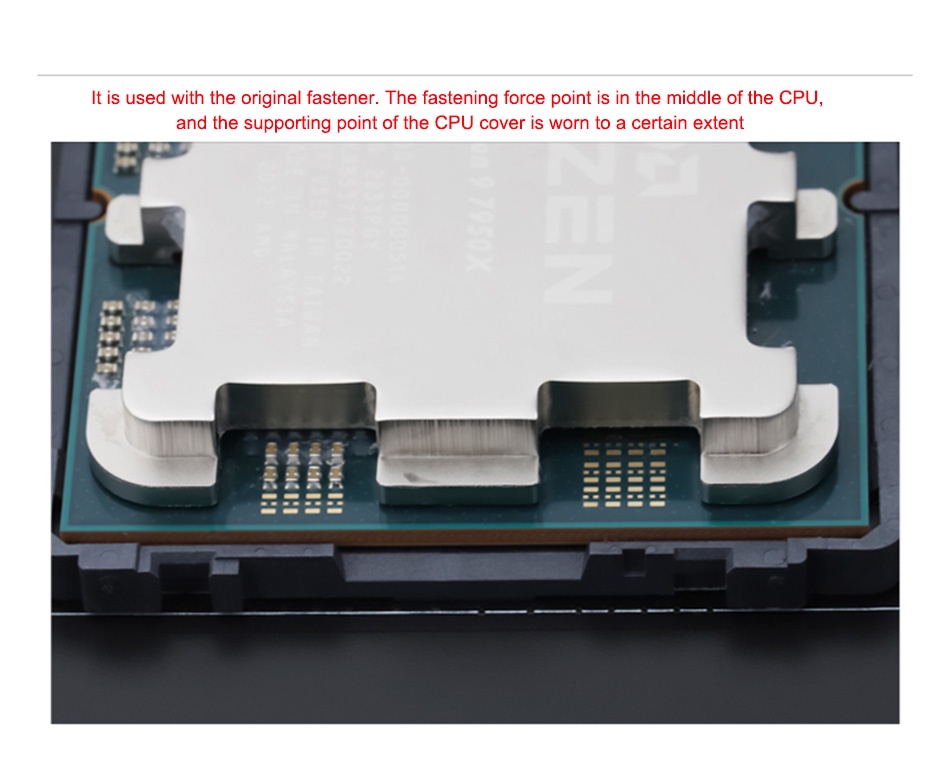 Thermalright ASF AMD AM5 Secure Frame Black/Red Computer CPU Bending ...