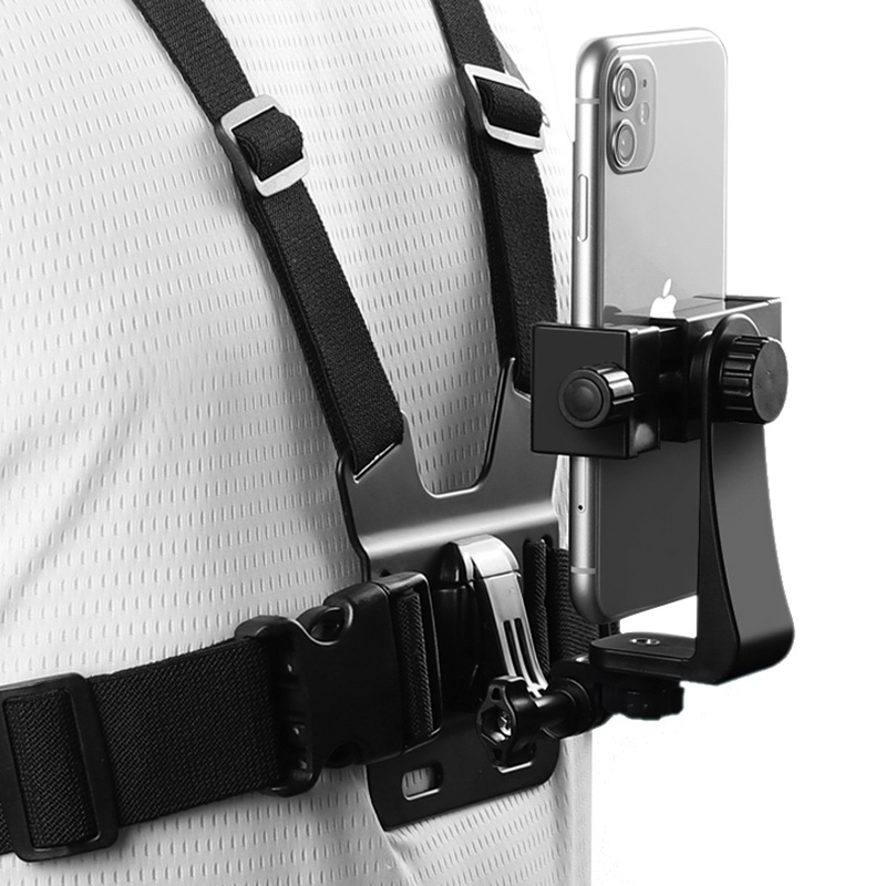 COD Chest Mount For Cell Phone Gopro Action Camera Body Phone Holder ...