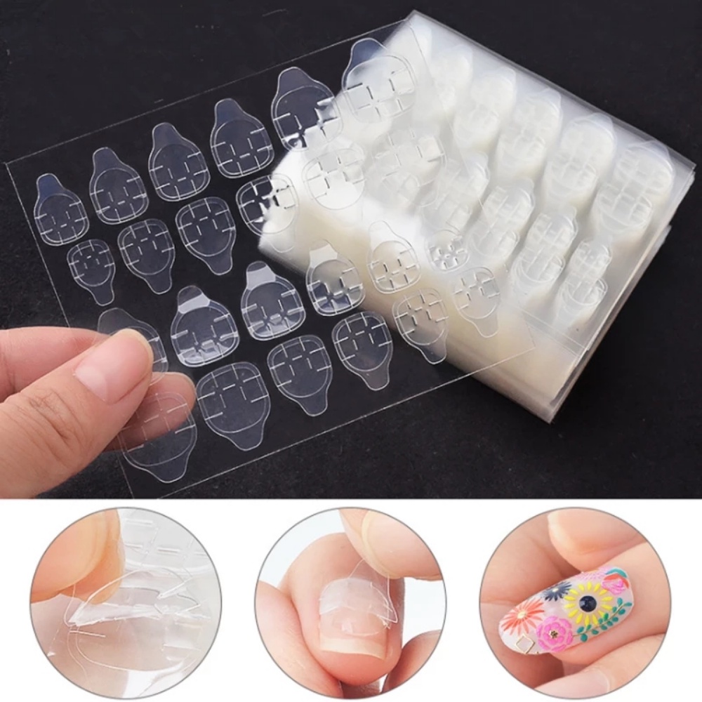 Jelly Glue Stick Nail File Wooden Alcohol Cotton Fake Nails Piece Wear ...