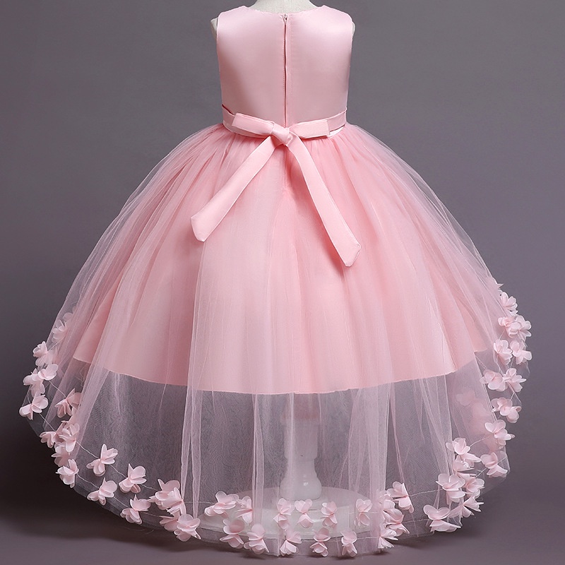 3-12 Years Old Pink Dress for Kids Girl 10 Years Old Sleeveless Tulle ...