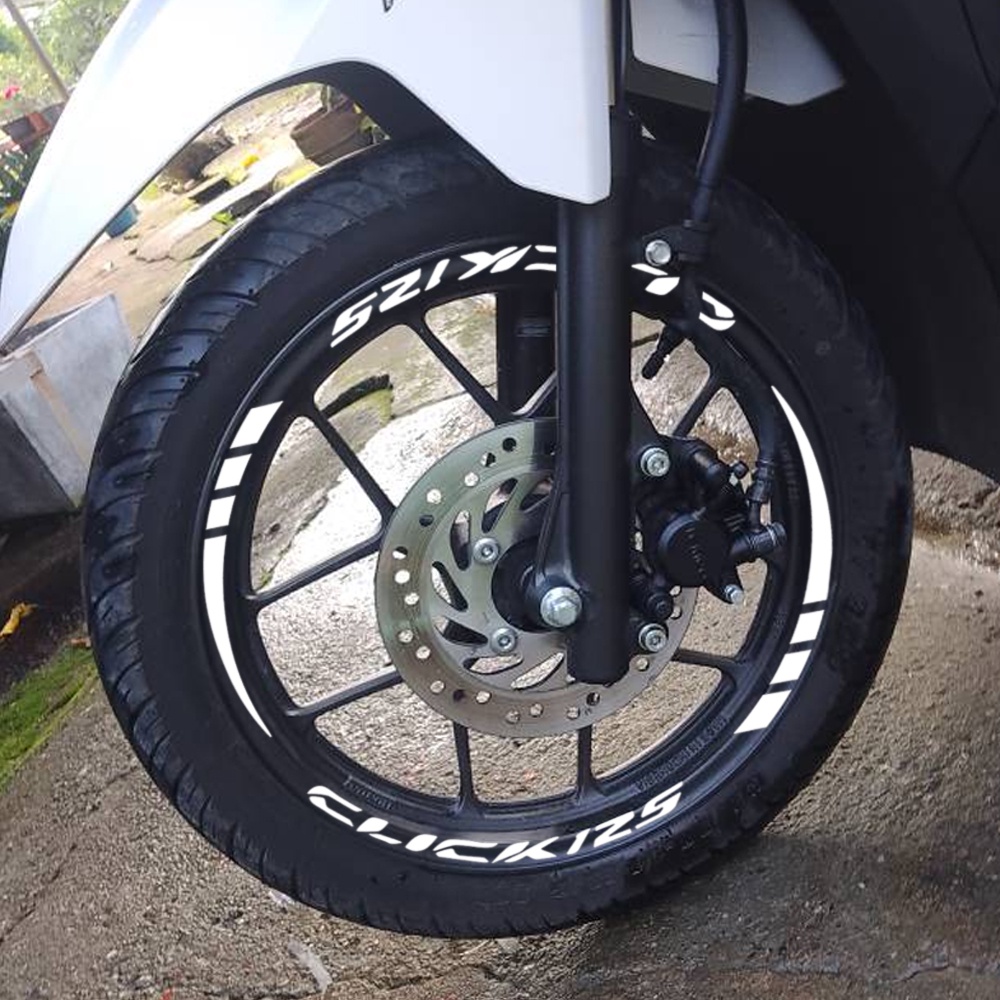 Reflectorized Stickers for Honda CLICK 125i 150i for 2 Wheels Front and ...